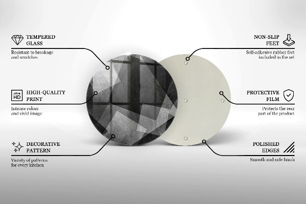 Cutting board Geometric abstraction