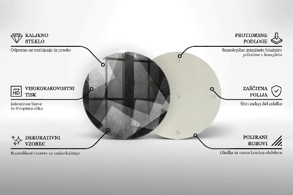 Cutting board Geometric abstraction