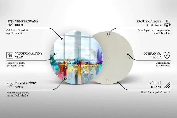 Cutting board Painted abstraction