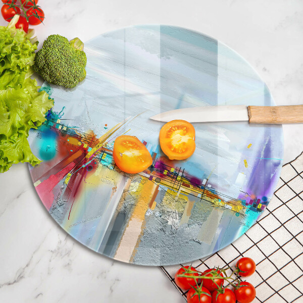 Cutting board Painted abstraction