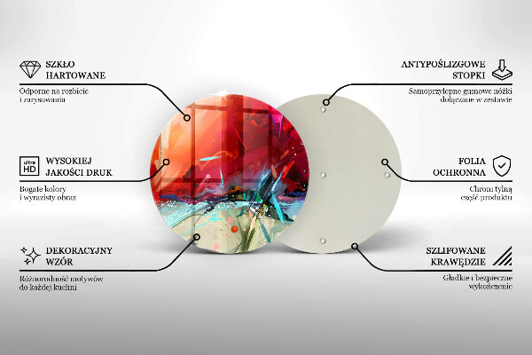 Cutting board Painted abstraction