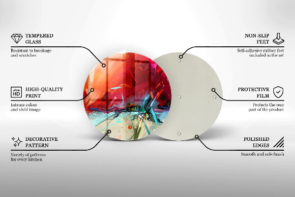 Cutting board Painted abstraction
