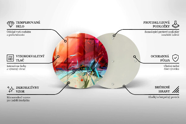 Cutting board Painted abstraction
