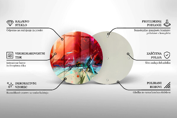 Cutting board Painted abstraction
