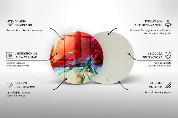 Cutting board Painted abstraction
