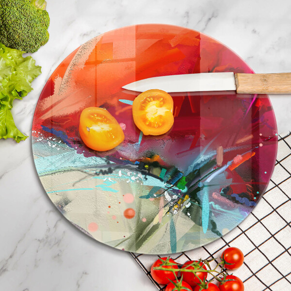 Cutting board Painted abstraction