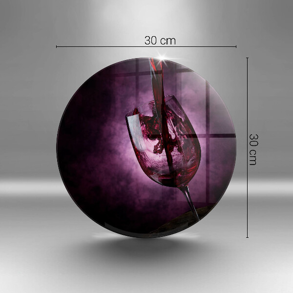 Glass worktop protector A glass of wine