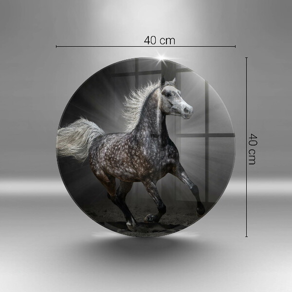 Glass worktop protector Horse at a gallop