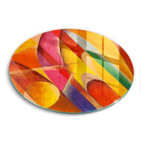 Glass worktop protector Colorful abstraction