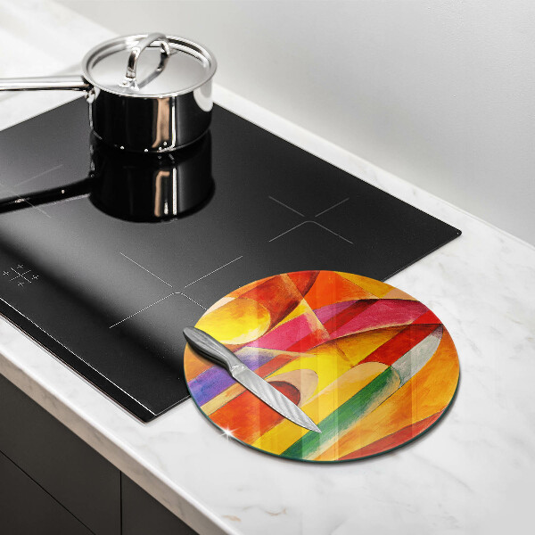 Glass worktop protector Colorful abstraction