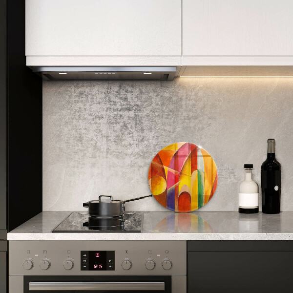 Glass worktop protector Colorful abstraction