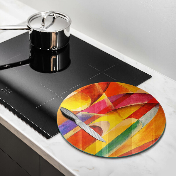 Glass worktop protector Colorful abstraction