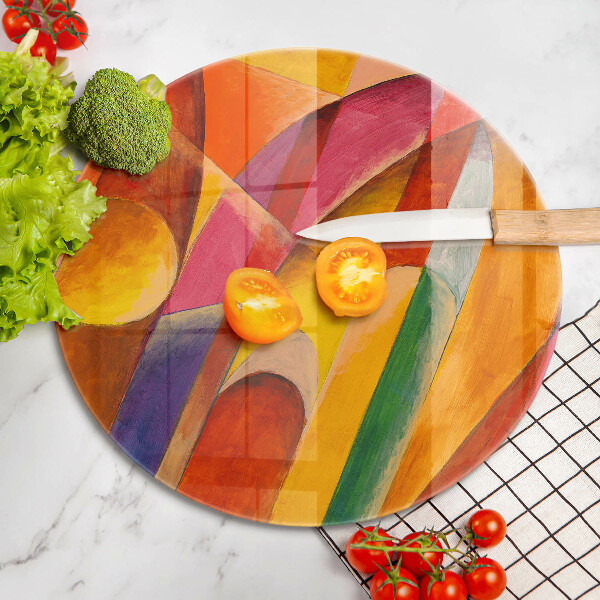 Glass worktop protector Colorful abstraction