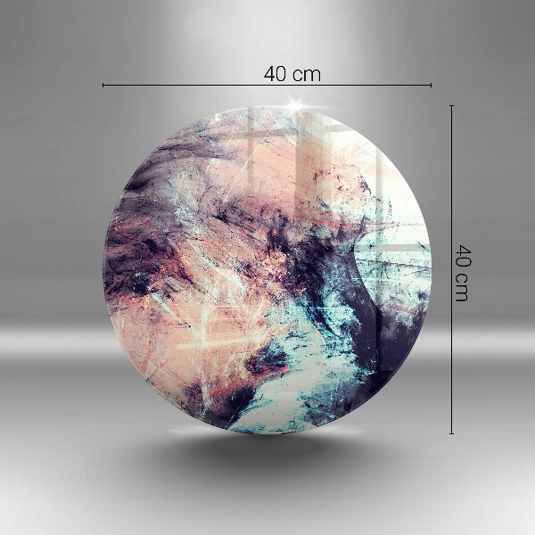 Chopping board glass Painted abstraction