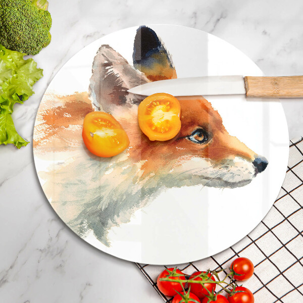 Kitchen worktop protector Painted fox