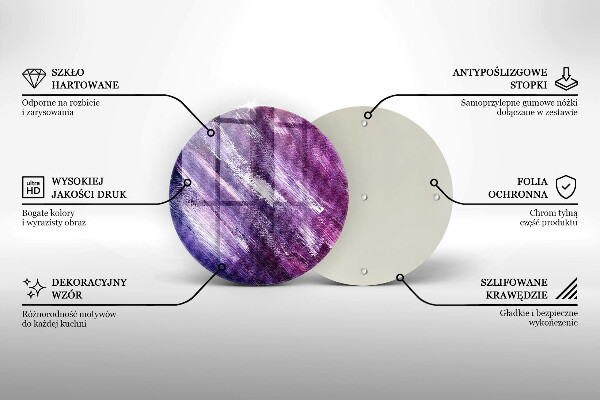 Kitchen worktop protector Paint abstraction