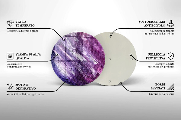 Kitchen worktop protector Paint abstraction