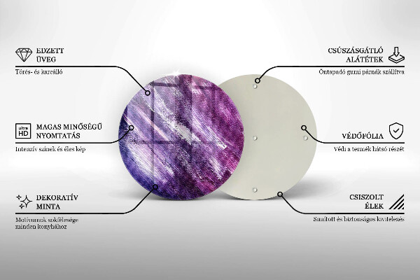 Kitchen worktop protector Paint abstraction