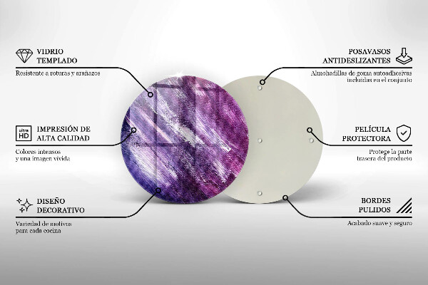 Kitchen worktop protector Paint abstraction