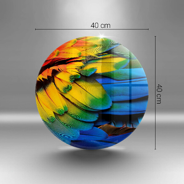 Kitchen worktop protector Colorful parrots