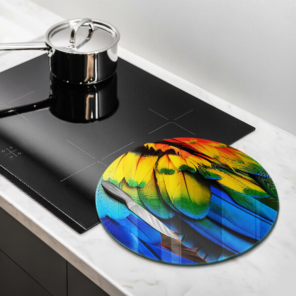 Kitchen worktop protector Colorful parrots