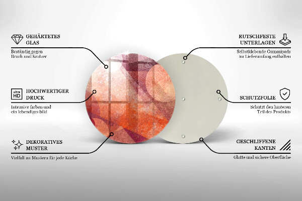 Kitchen worktop protector Abstract art