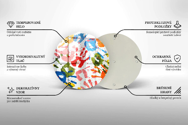 Kitchen worktop protector Traces of children's hands