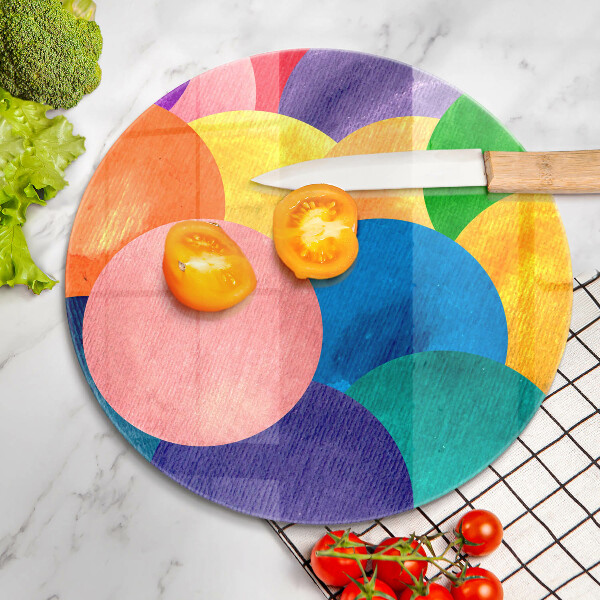 Kitchen worktop protector Colorful wheels
