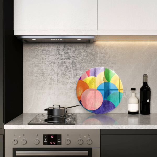 Kitchen worktop protector Colorful wheels