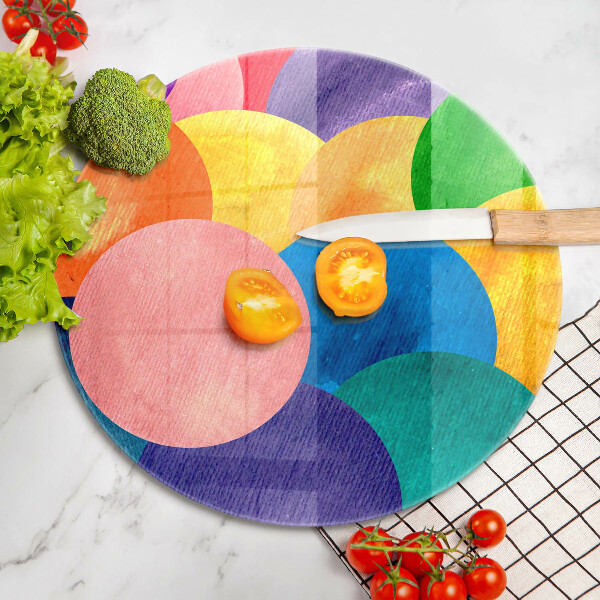 Kitchen worktop protector Colorful wheels