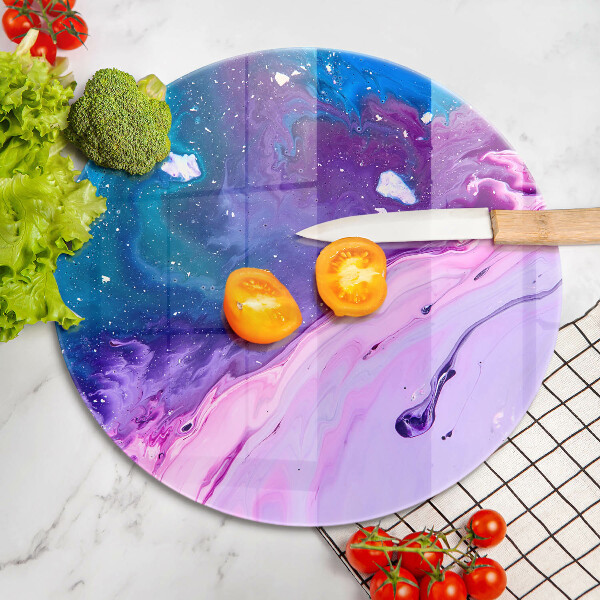 Glass cutting board Abstraction ink