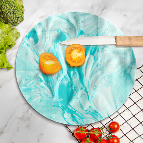 Chopping board glass Paints abstraction