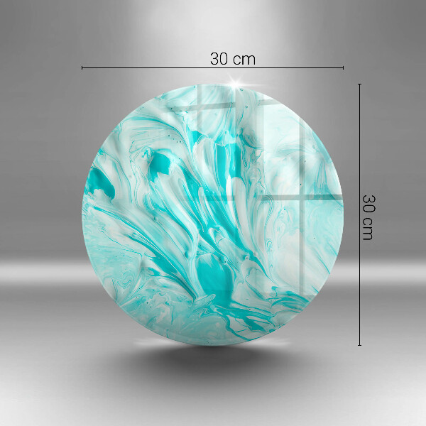 Chopping board glass Paints abstraction