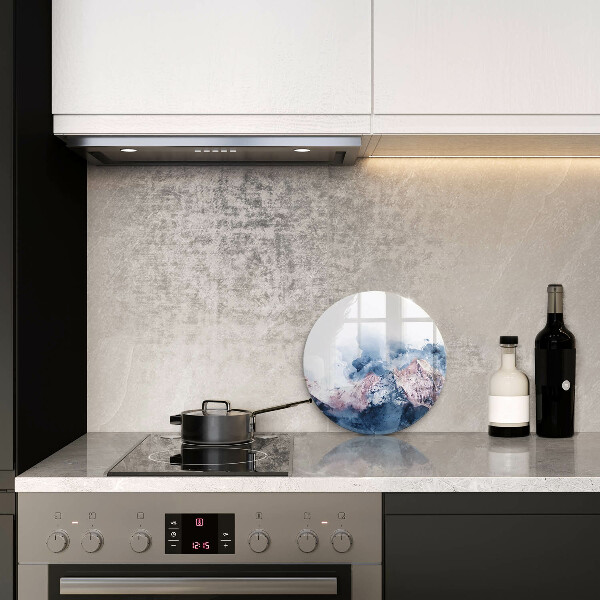 Chopping board Abstraction painted mountains