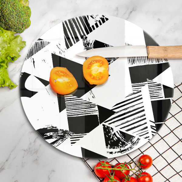 Chopping board Geometric triangles