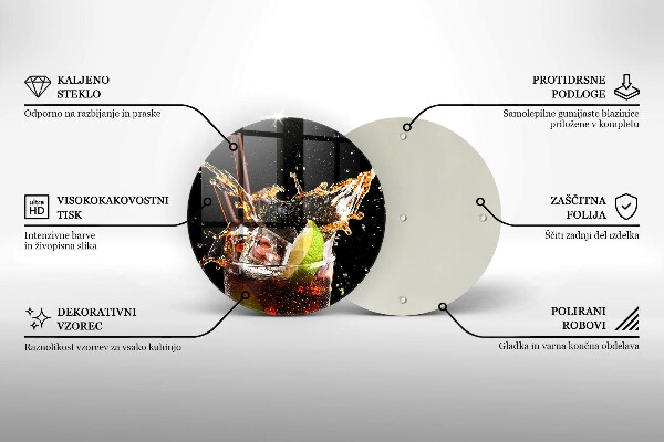 Glass worktop saver Ice drink