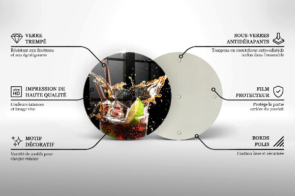 Glass worktop saver Ice drink