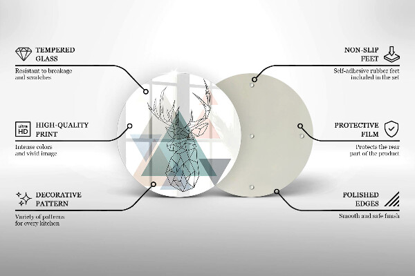 Cutting board Abstract deer
