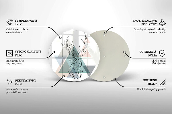 Cutting board Abstract deer