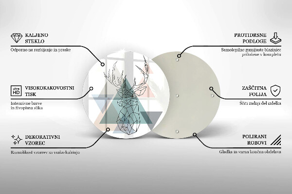 Cutting board Abstract deer
