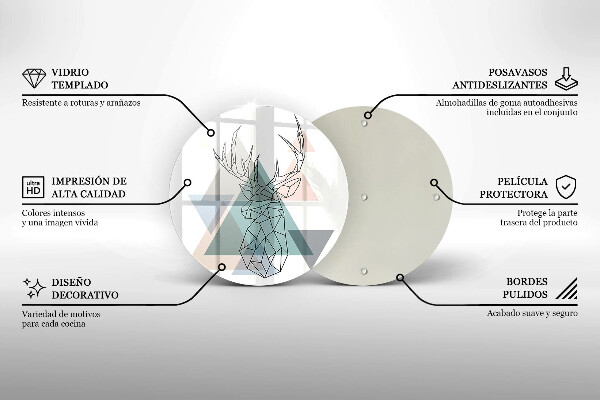 Cutting board Abstract deer