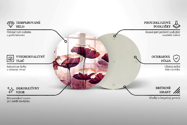 Cutting board Painting flowers