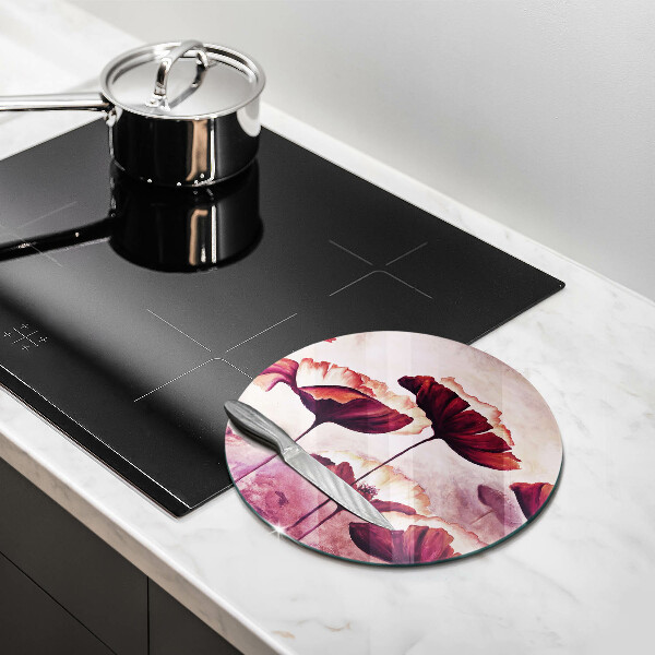 Cutting board Painting flowers