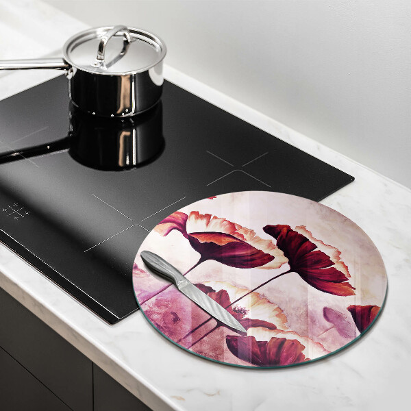 Cutting board Painting flowers