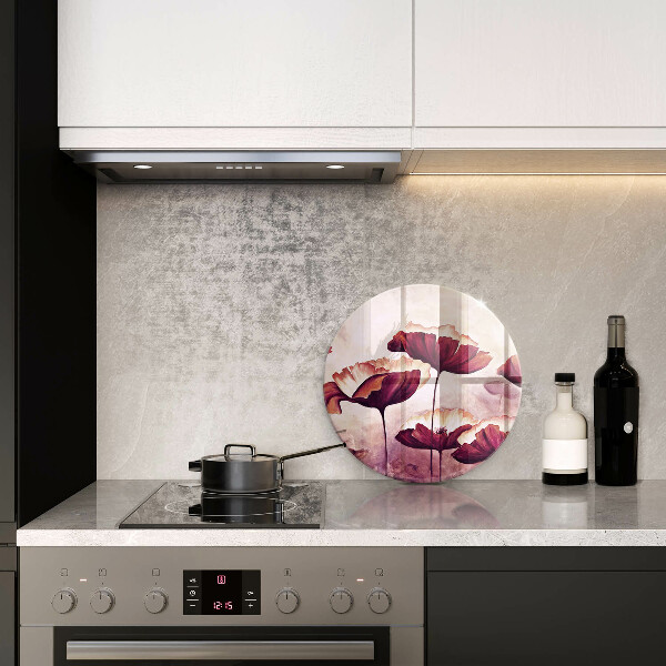 Cutting board Painting flowers