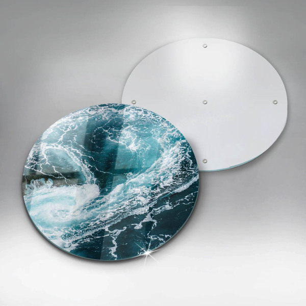 Cutting board Foamed water waves