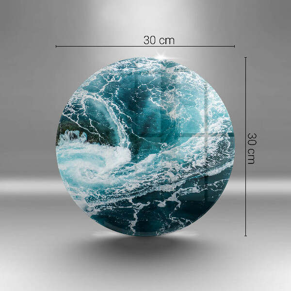 Cutting board Foamed water waves