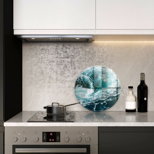 Cutting board Foamed water waves