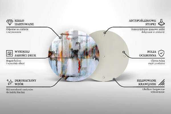 Chopping board Paints abstraction