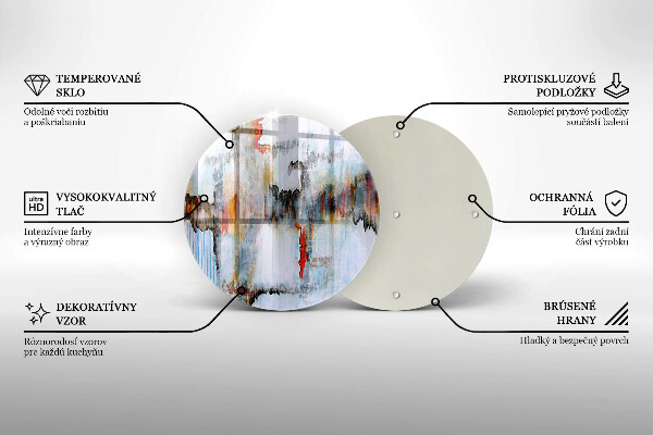 Chopping board Paints abstraction